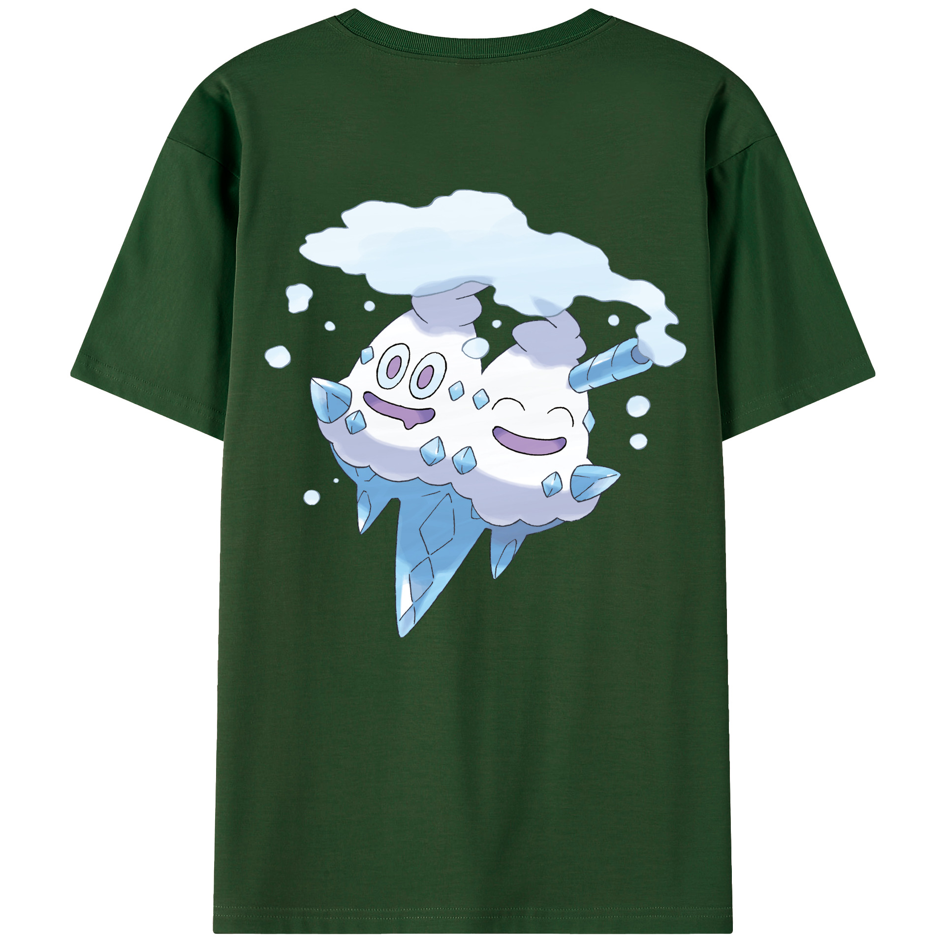 （画像用） ポケットモンスター Pokémon 綿100％半袖Tシャツ（背面プリント）
